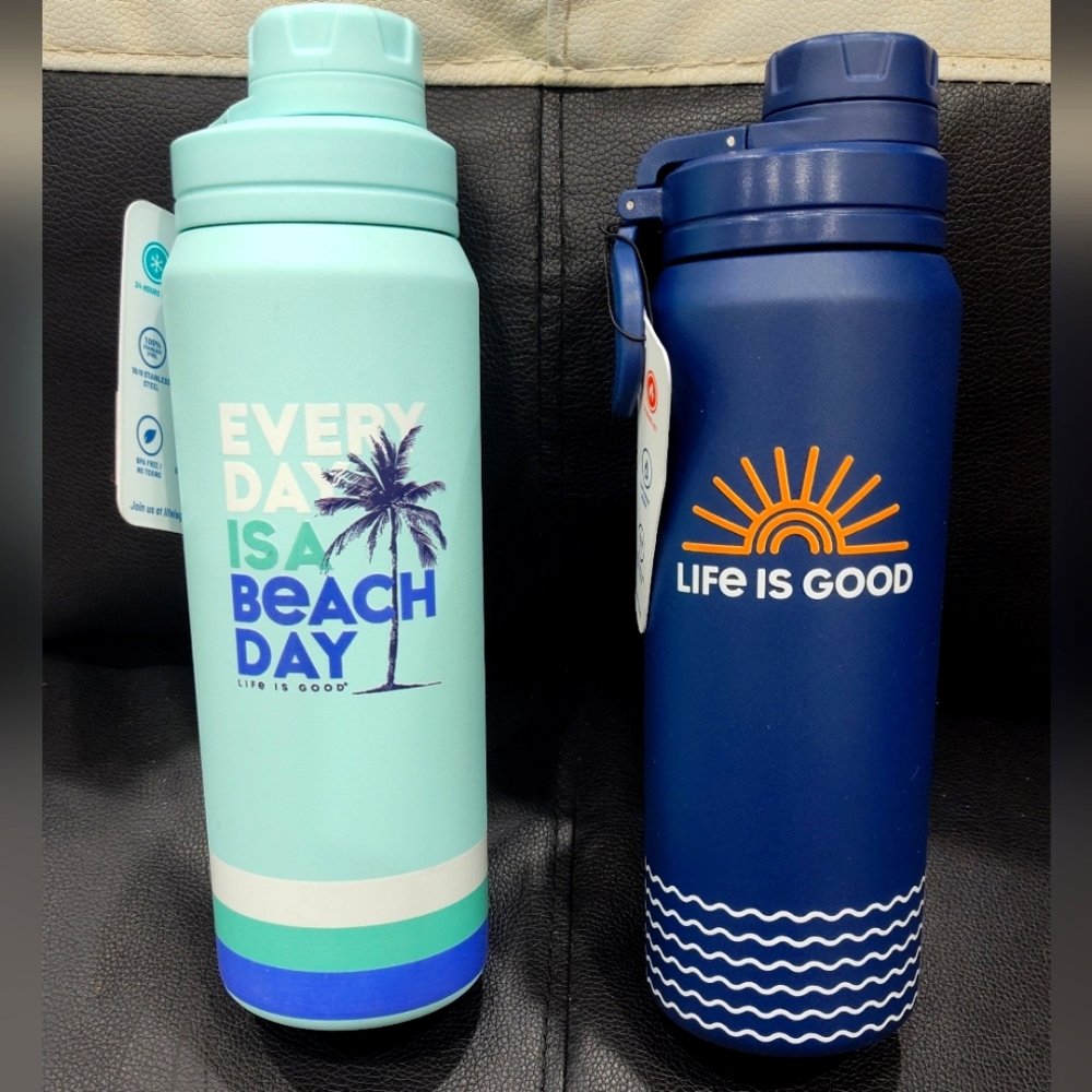 X2 - Life Is Good 26oz Stainless Steel Insulated Tumblers